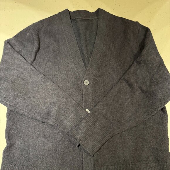 Lululemon Men's Navy Cardigan Size M - Picture 1 of 2